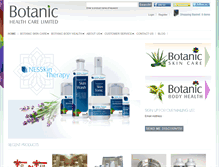 Tablet Screenshot of botanichealthcare.com